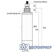 Датчик измеритель мутности воды 0-4000 ntu AQUA-LAB AQ-TB3-SUB