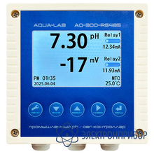 Промышленный ph, orp контроллер (интерфейс rs485 modbus rtu) AQUA-LAB AQ-300-RS-485 (220В)