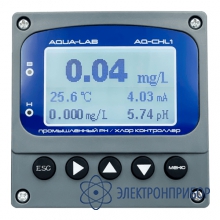 Цифровой промышленный контроллер хлора и ph AQUA-LAB AQ-CHL1