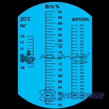 Рефрактометр для измерения 3-х индексов меда: сахар, be' (baume), содержание воды (влаги) AQUA-LAB AQ-REF-HON1