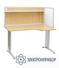 Стол для офиса с эргономичной столнешницей АРМ-4455-П
