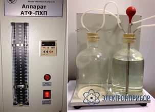Полуавтоматический аппарат осуществляющий испытания на определение предельной температуры фильтруемости дизельных и бытовых печных топлив на холодном фильтре АТФ-ПХП