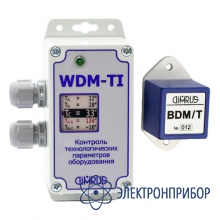 Комплект беспроводных датчиков (3 штуки) и приемника (с экраном) для контроля контактов выключателей BDM/T+WDM/TI
