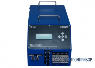 Четырехканальное разрядное устройство аккумуляторных батарей 0-16в/20а BSL-4-12/20