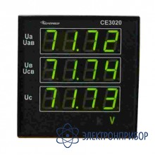Цифровое устройство для индикации значений фазных или линейных напряжений CE3020/1