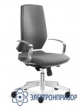 Антистатическое тканевое лабораторное кресло, повышенная эргономика, с газлифтом kj/200, цвет серо-черный, с подлокотниками VKG C-500/KJ200 ESD
