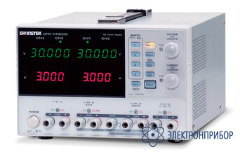 Многоканальный линейный источник постоянного тока GPD-74303S