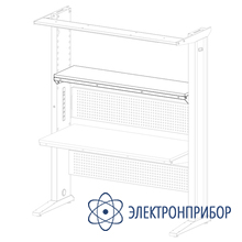 Дополнительная полка для рабочих столов дельта 1800х400 мм, антистатическое исполнение ДЕ-ПО-18-4 ESD RAL7035