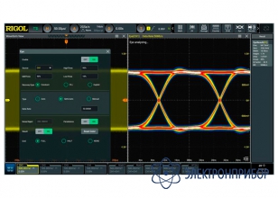 Опция анализа глазковых диаграмм и измерения джиттера DS70000-JITTA