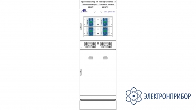 Шкаф основных защит и регулирования напряжения двухобмоточных трансформаторов ШЭРА-ДЗТ-РН-4002