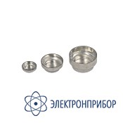 Круглая алюминиевая чашка (диаметр 15 мм, 0.8 мл, 100 шт./уп) AX-ROUND-PAN-L