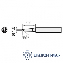 Жало сменное (скос 60 градусов диаметр 1 мм) 5SI-216N-BC