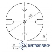 Для el-pack l Фланец со штуцером для отбора проб масла из РПН