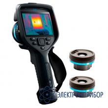 Тепловизор с широкоугольным объективом и телеобъективом FLIR E86/42°/14°