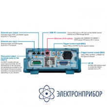 Программируемый источник постоянного тока и напряжения (клеммы выходов на лицевой панели) GS210