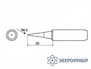 Паяльная сменная головка для паяльников hakko 900l, 908 HAKKO 900 L-T-I