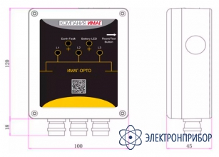 Индикатор короткого замыкания для кл для настенного монтажа ИМАГ-OPTO