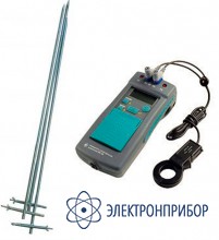 Измеритель сопротивления заземления ИС-10 (комплектация с клещами и зондами)