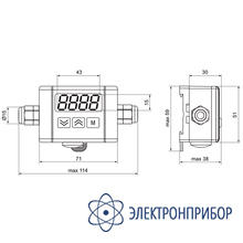 Измеритель-индикатор технологических параметров токовой петли 4...20 ма (настенное исполнение) ИТП-11.Н3