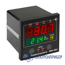 Стационарный термогигрометр в щитовом исполнении для измерения влажности технологических газов и сжатого воздуха (преобразователь дтр-1-см) ИВА-6Б2/ДТР-1-СМ