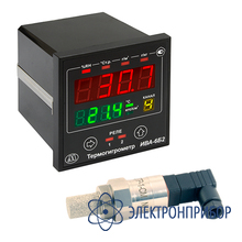 Стационарный термогигрометр в щитовом исполнении для измерения влажности технологических газов и сжатого воздуха (преобразователь дтр-1-см) ИВА-6Б2/ДТР-1-СМ