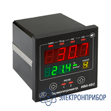 Стационарный термогигрометр в щитовом исполнении (преобразователь дв2тсм-1t-1п-б\080) ИВА-6Б2/ДВ2ТСМ-1T-1П-Б\080