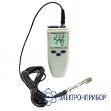 Термогигрометр с выносным преобразователем дв2тсм-1t-1п-б\080 (кабель 4 м) ИВА-6АР