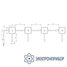 Термогигрометр (с 4 выносными сенсорами температуры) Ivit-s-1-4t