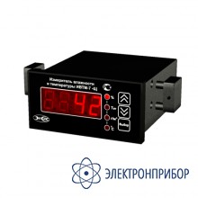 Одноканальный стационарный измеритель-регулятор влажности и температуры в щитовом исполнении (измерительный блок, 2 реле) ИВТМ-7/1-Щ-2Р-USB