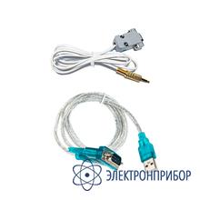 Для переносных пирометров кельвин Кабель для подключения к ПК (COM+USB) (Д12)