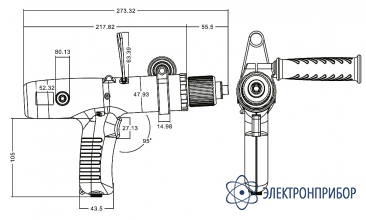 Винтоверт Kilews SKD-TBN90L (B) с силовым контроллером SKP-40B-HL-800