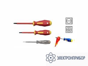 Набор из 2-х изолированных отвёрток и отвёртки пробника KL393IS