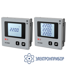 Вольтметр (лицевая панель 96х96 мм) КС96В