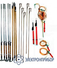 Комплект штанг для заземления воздушных линий 0,4-10 кв универсальные КШЗУ-0,4-10Н