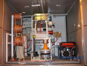 Кабельная лаборатория для работы на кабелях с бумажно-масляной изоляцией и обслуживания подстанций ЛКП-10/35