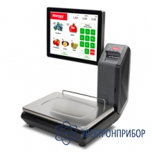 Торговые настольные весы с печатью этикеток M-ER 725 PM SELFPRINT VISION-AI (15", USB, Ethernet, Wi-Fi)