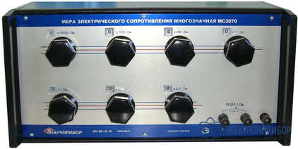 Мера электрического сопротивления постоянного тока многозначная МС3070М-1.1 кл. 0,001