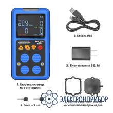 Газоанализатор (комбинированный измеритель 4 в 1) МЕГЕОН 08180