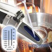 Рефрактометр для измерения концентрации и удельного веса соли МЕГЕОН 72029