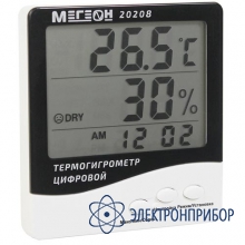 Термогигрометр настольный МЕГЕОН 20208