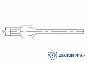 Паяльная насадка 1,0 мм (затачиваемая, медная) МК-010