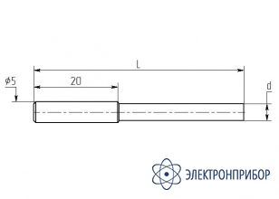 Паяльная насадка 5,0 мм (затачиваемая, медная) MN30-Z-050