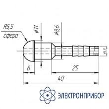 Для el-pack l Мундштук для отбора проб масла из герметичных вводов (латунь)