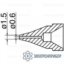 Насадка 0.8 мм типа ss для демонтажной станции fr-410 N61-02