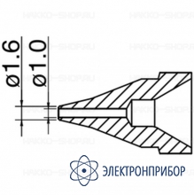 Насадка 1.0 мм типа ss для демонтажной станции fr-410-07 N61-03