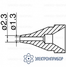 Насадка 1.3 мм типа s N61-06