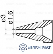 Насадка 0.8 мм типа l N61-11