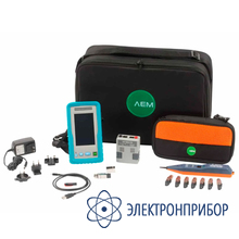 Квалифицирующий кабельный тестер с poe для тестирования медных кабельных линий с функцией certi-lite с набором идентификаторов #2-#8 и индуктивным щупом NSA-K60