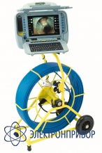 Проталкиваемая система внутритрубной телеинспекции FlexiProbe Р540 камера PAL 50мм, кабель 120м