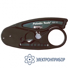 Стриппер am12 для витой пары и коаксиального кабеля Paladin Tools PA1112